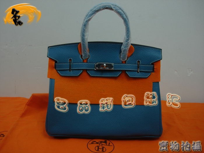 Hermes Birkin 铂金包 Hermes 手提包 Hermes女包 30cm Birkin 荔枝纹