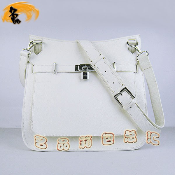 6508 爱马仕女包 吉普赛系列 Hermes斜挎包 爱马仕最新款Jypsiere Bag 白色银扣